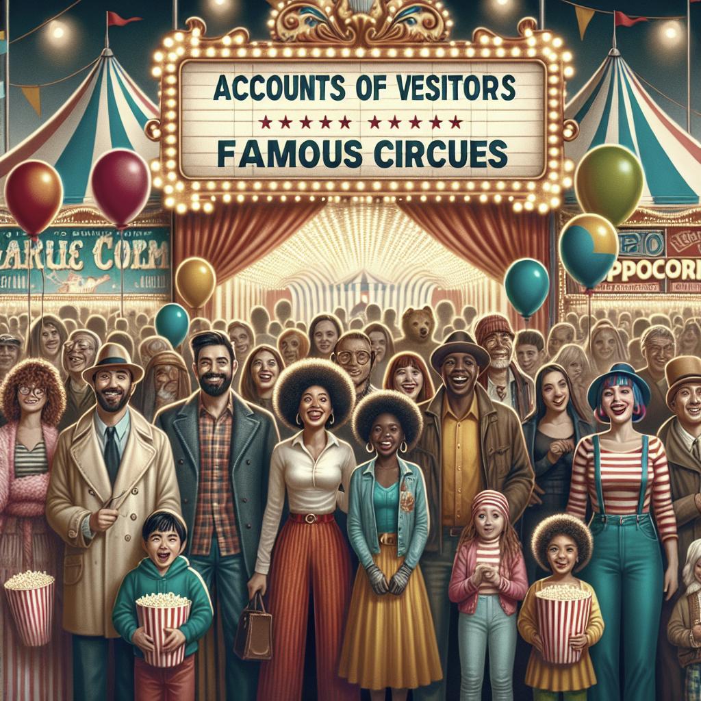 Récits Fascinants de Spectateurs des Plus Grands Cirques