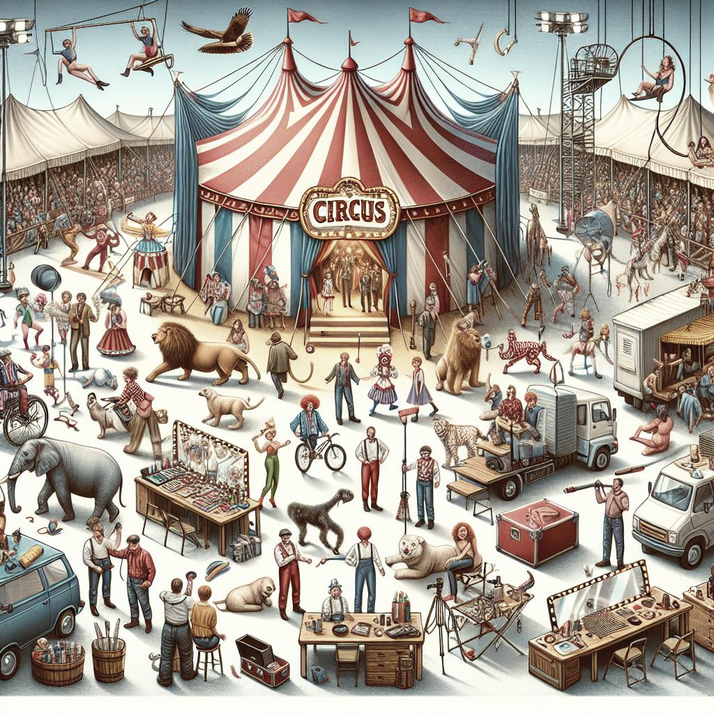 Vie Quotidienne au Sein d’une Troupe de Cirque Itinérante